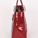 Dior Large Lady Dark Mauve Patent
