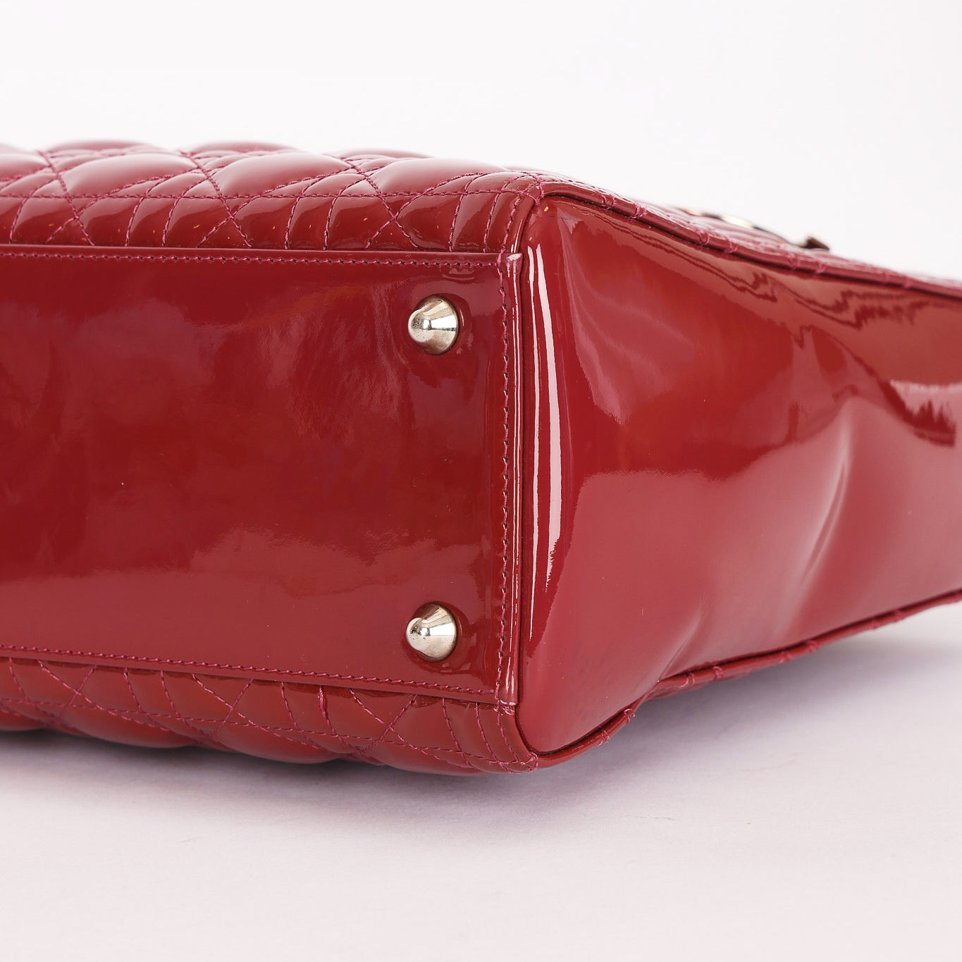 Dior Large Lady Dark Mauve Patent