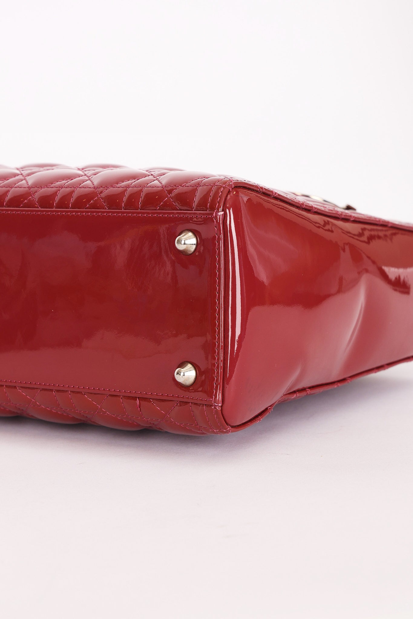 Dior Large Lady Dark Mauve Patent