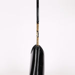 Saint Laurent Mini Rendez-Vous Shoulder Bag Black Patent