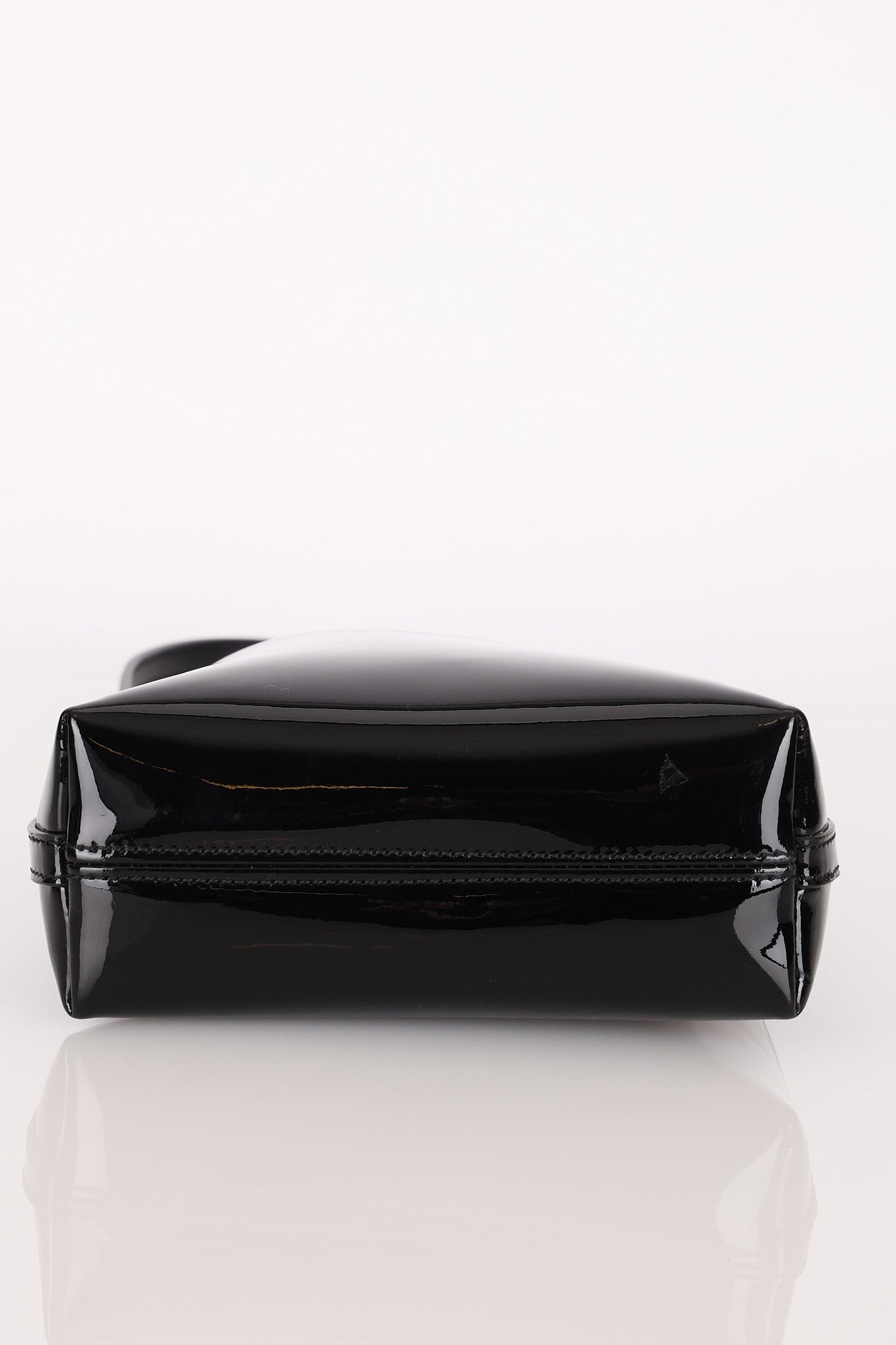 Saint Laurent Mini Rendez-Vous Shoulder Bag Black Patent