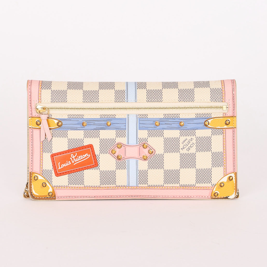 Louis Vuitton Damier Azur Summer Trunks Pochette 2018