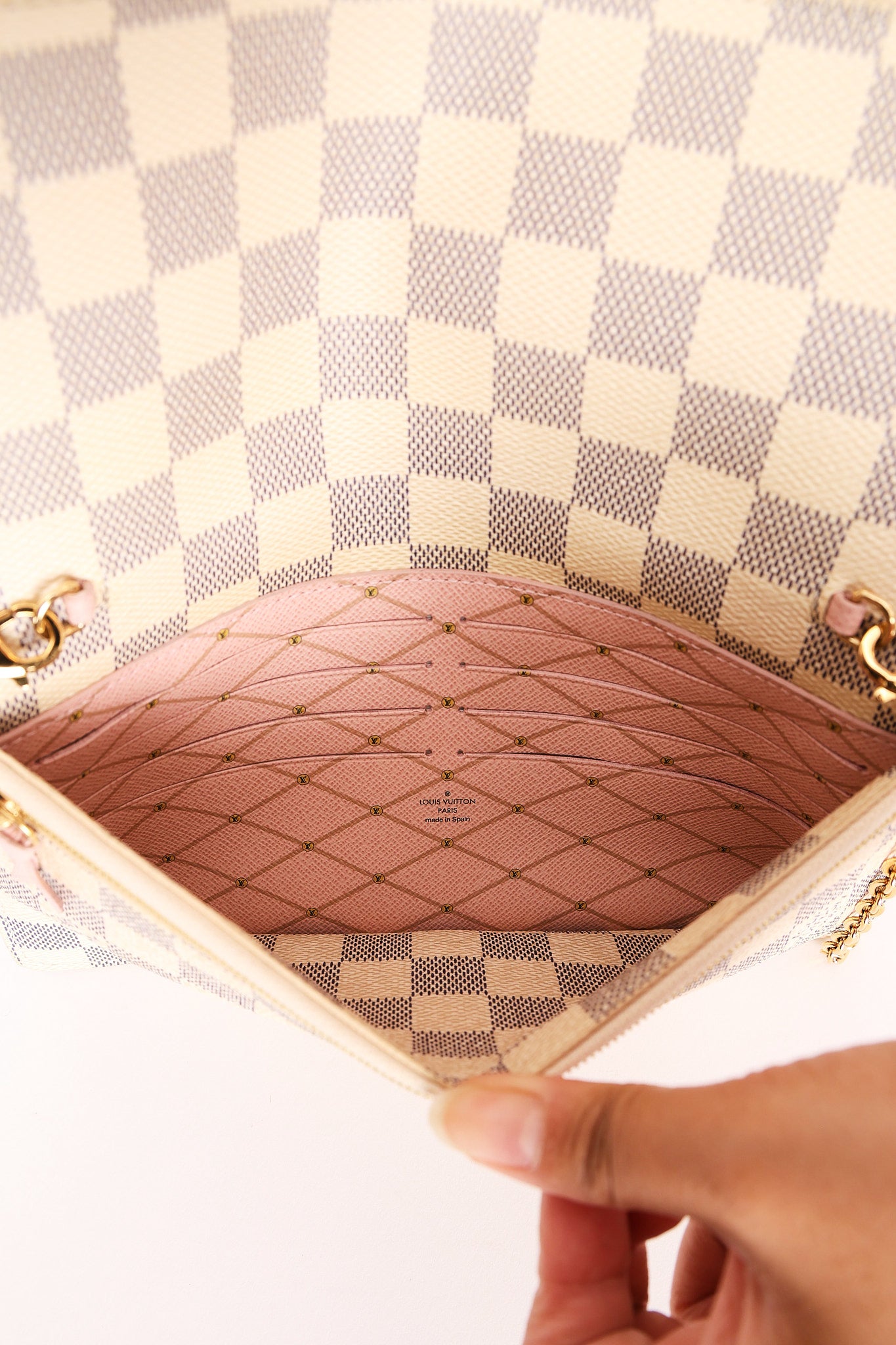 Louis Vuitton Damier Azur Summer Trunks Pochette 2018