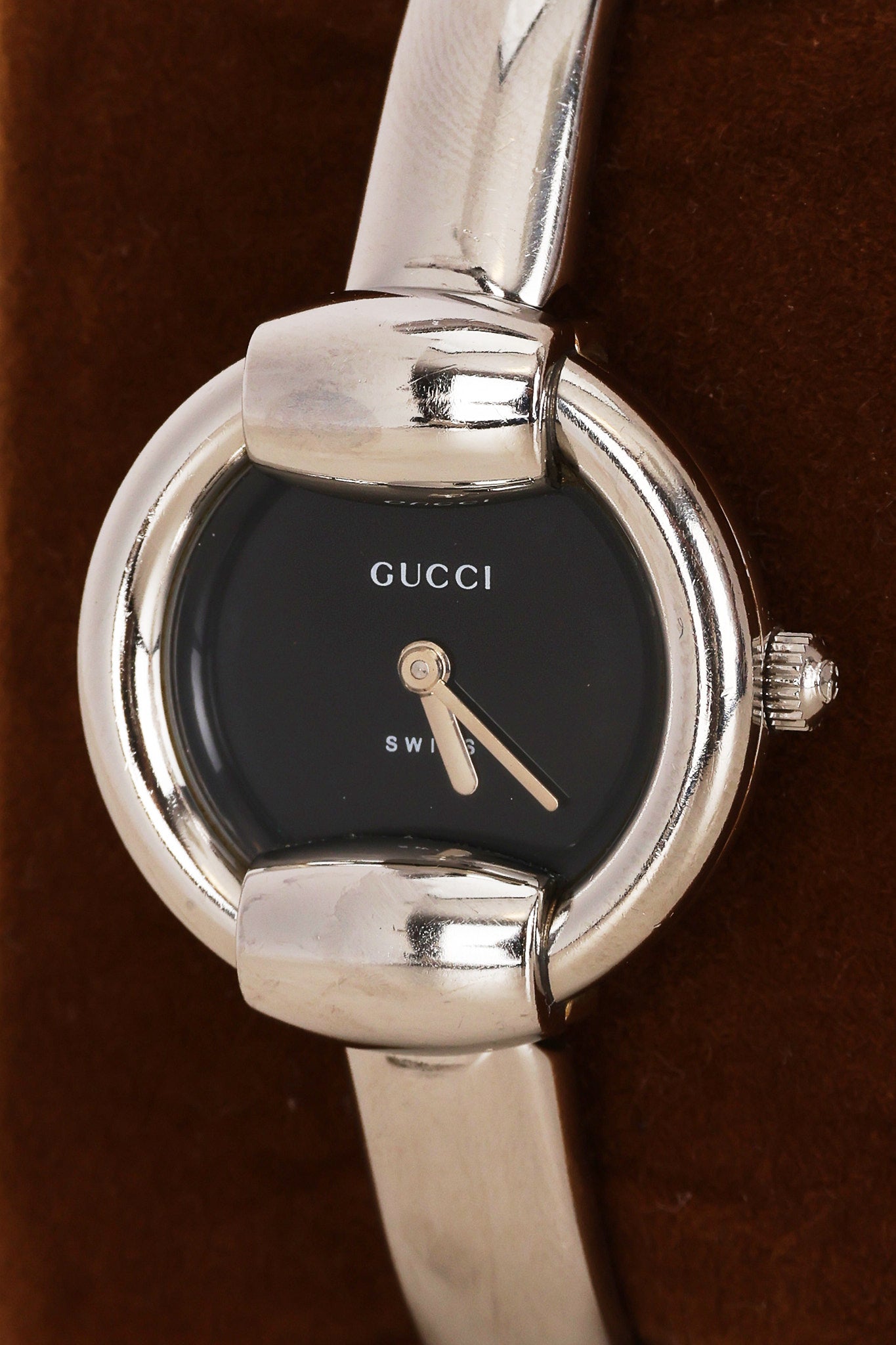 Gucci Stainless Steel Circle Watch