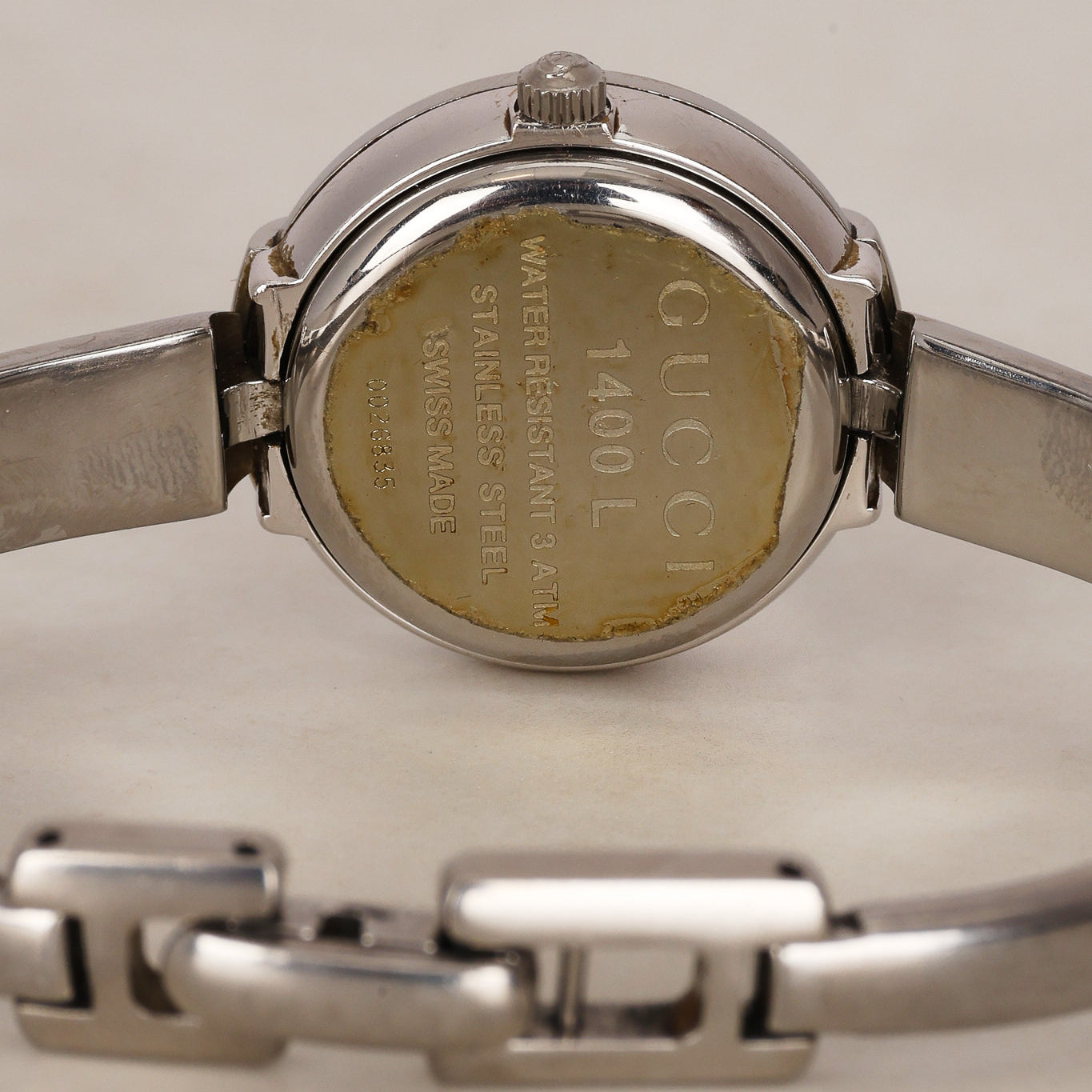 Gucci Stainless Steel Circle Watch