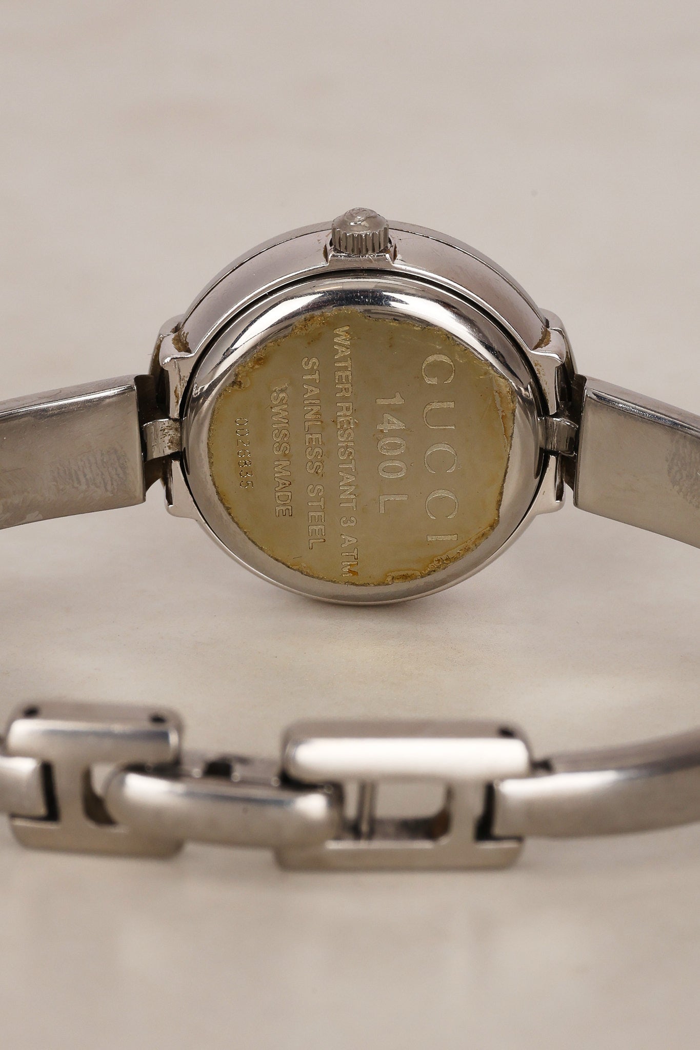 Gucci Stainless Steel Circle Watch