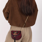 Bottega Veneta Intrecciato Mini Satin Shoulder Bag