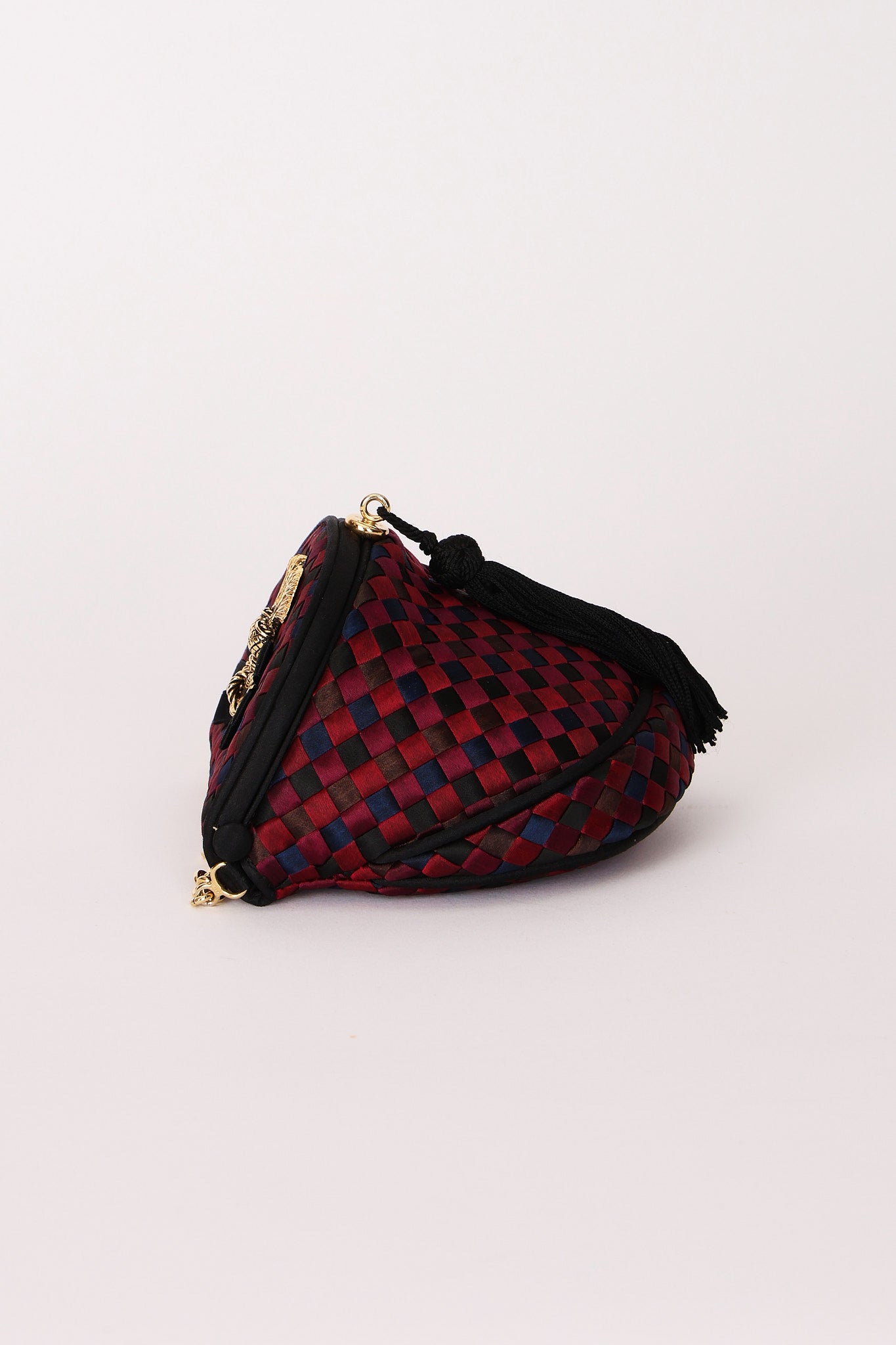 Bottega Veneta Intrecciato Mini Satin Shoulder Bag