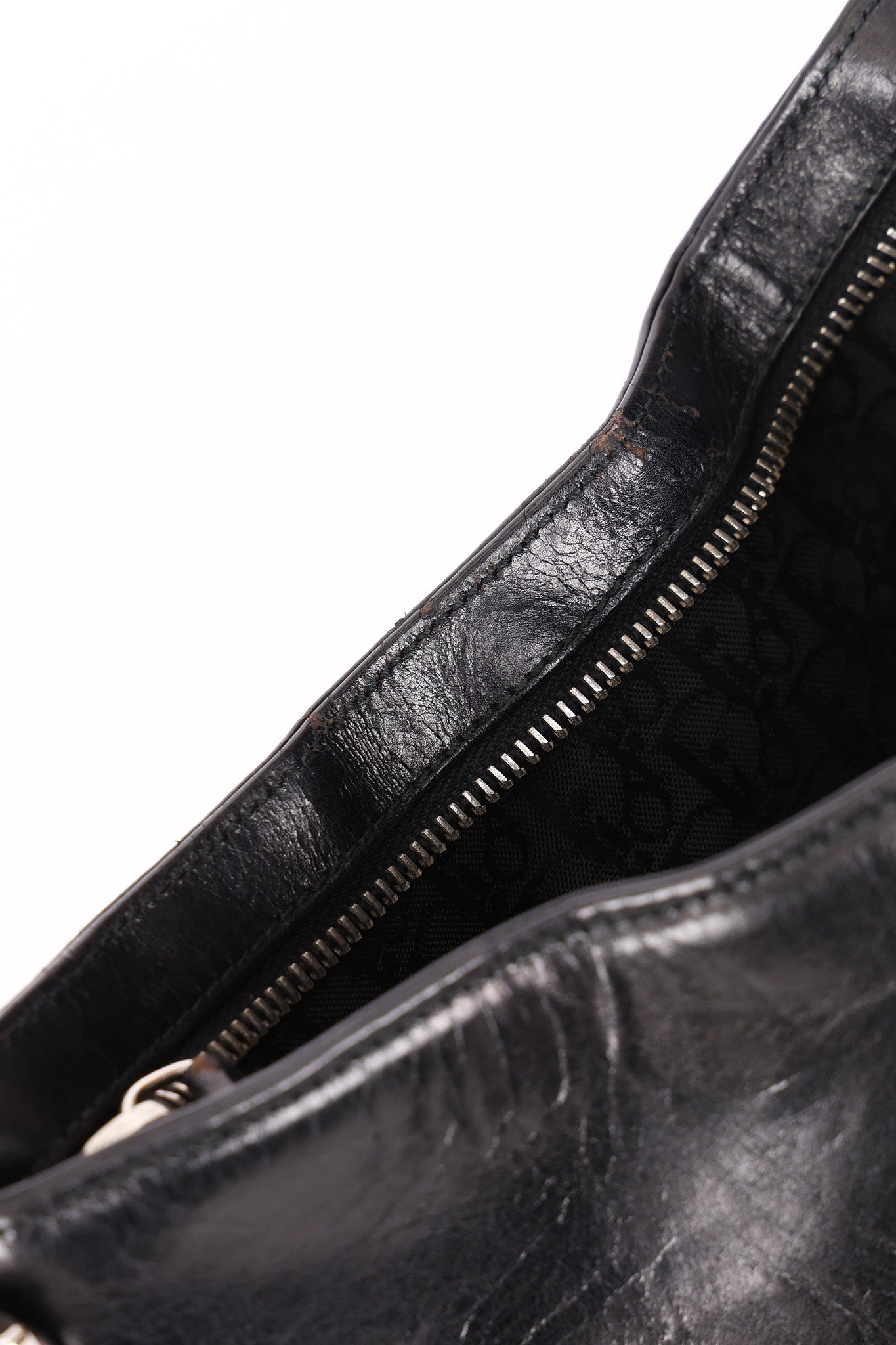 Rare Christian Dior x John Galliano Ballet Corset Couture Hobo Black