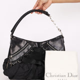 Rare Christian Dior x John Galliano Ballet Corset Couture Hobo Black