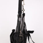 Rare Christian Dior x John Galliano Ballet Corset Couture Hobo Black
