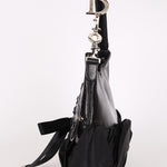 Rare Christian Dior x John Galliano Ballet Corset Couture Hobo Black