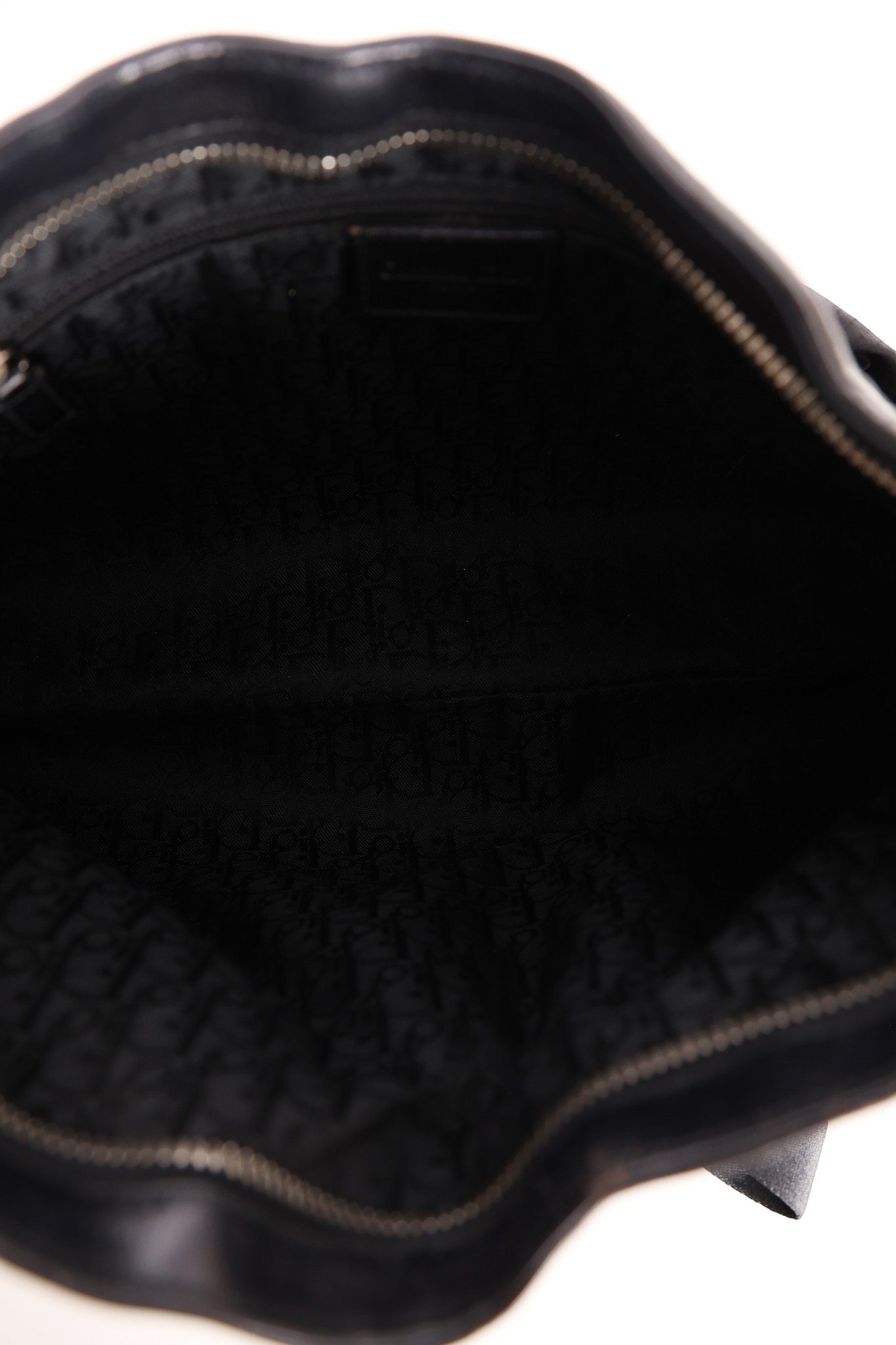 Rare Christian Dior x John Galliano Ballet Corset Couture Hobo Black