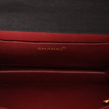 Chanel Single Flap Black Jersey 24K GP