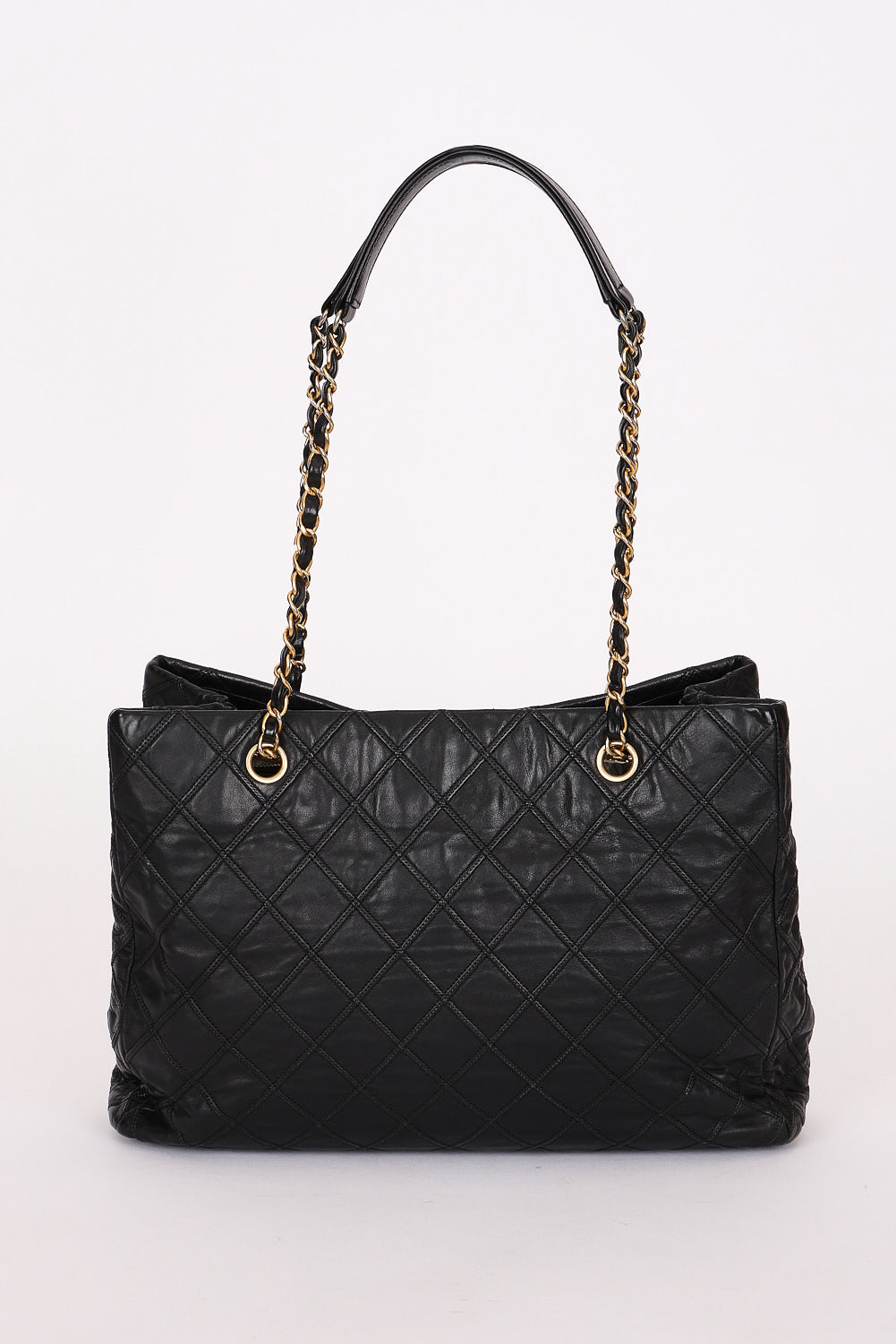 Chanel Tote Black Calfskin AGHW