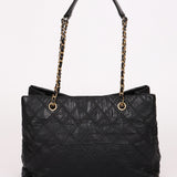 Chanel Tote Black Calfskin AGHW