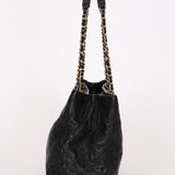 Chanel Tote Black Calfskin AGHW