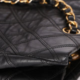 Chanel Tote Black Calfskin AGHW