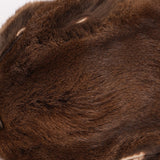Fendi Mini Mamma Baguette Bag Fur and Exotic RGHW