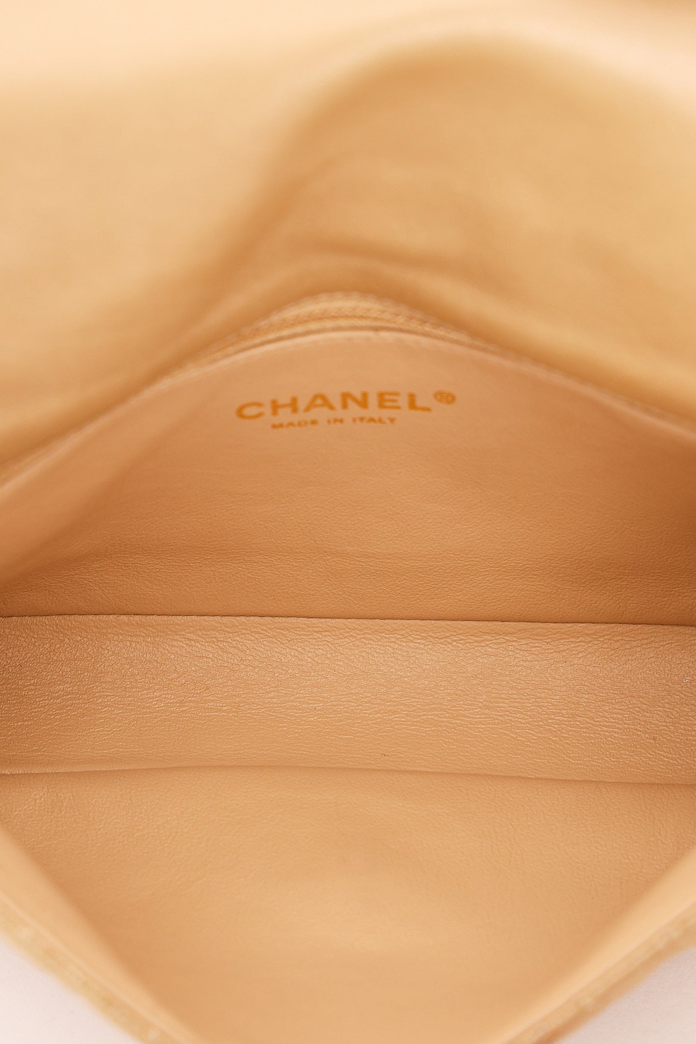 Chanel Pearl Single Flap Gold Iridescent Suede 2014 AGHW