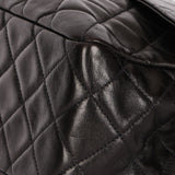 Chanel Medium Single Flap Black Lambskin 24K GP