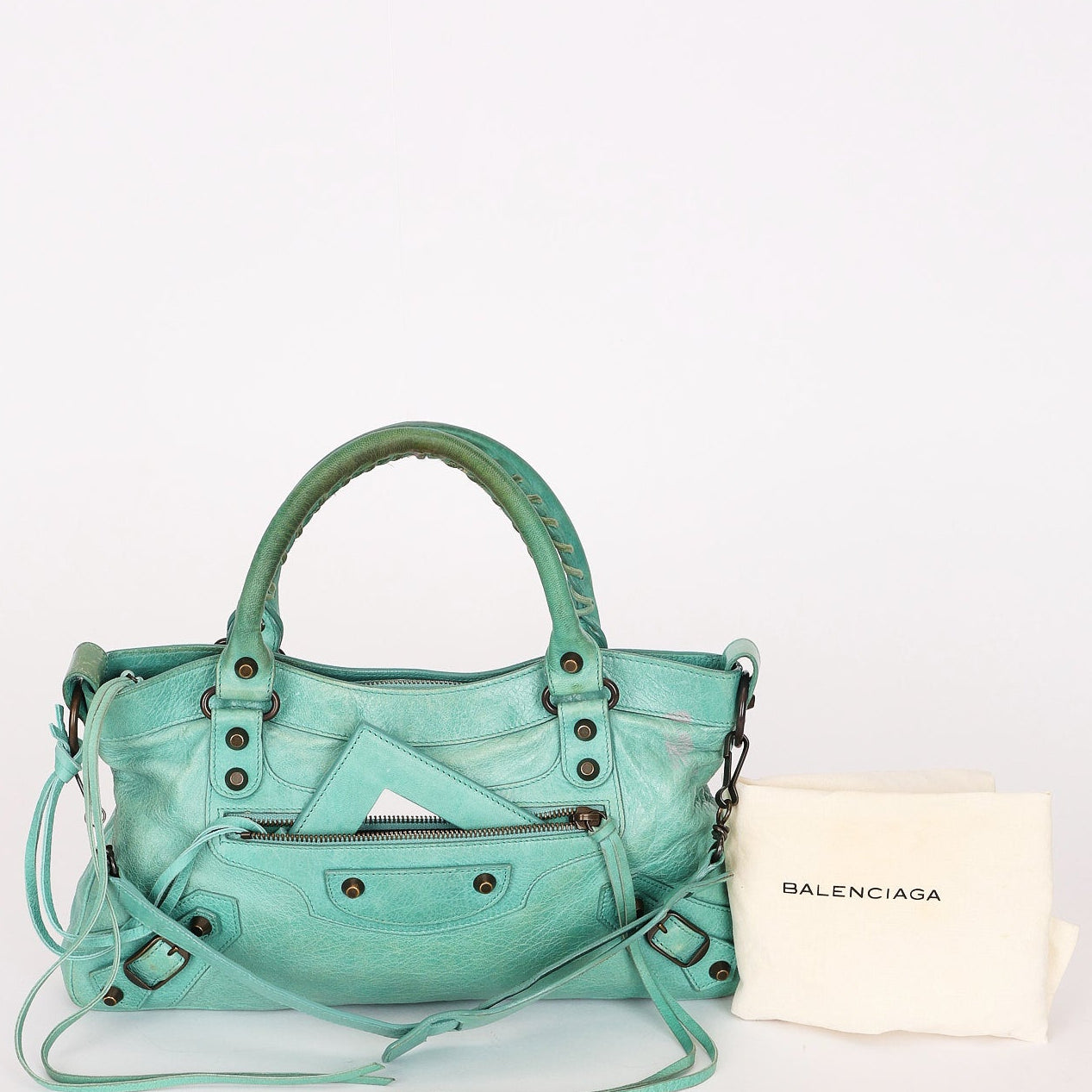 Balenciaga Medium City Bag Teal