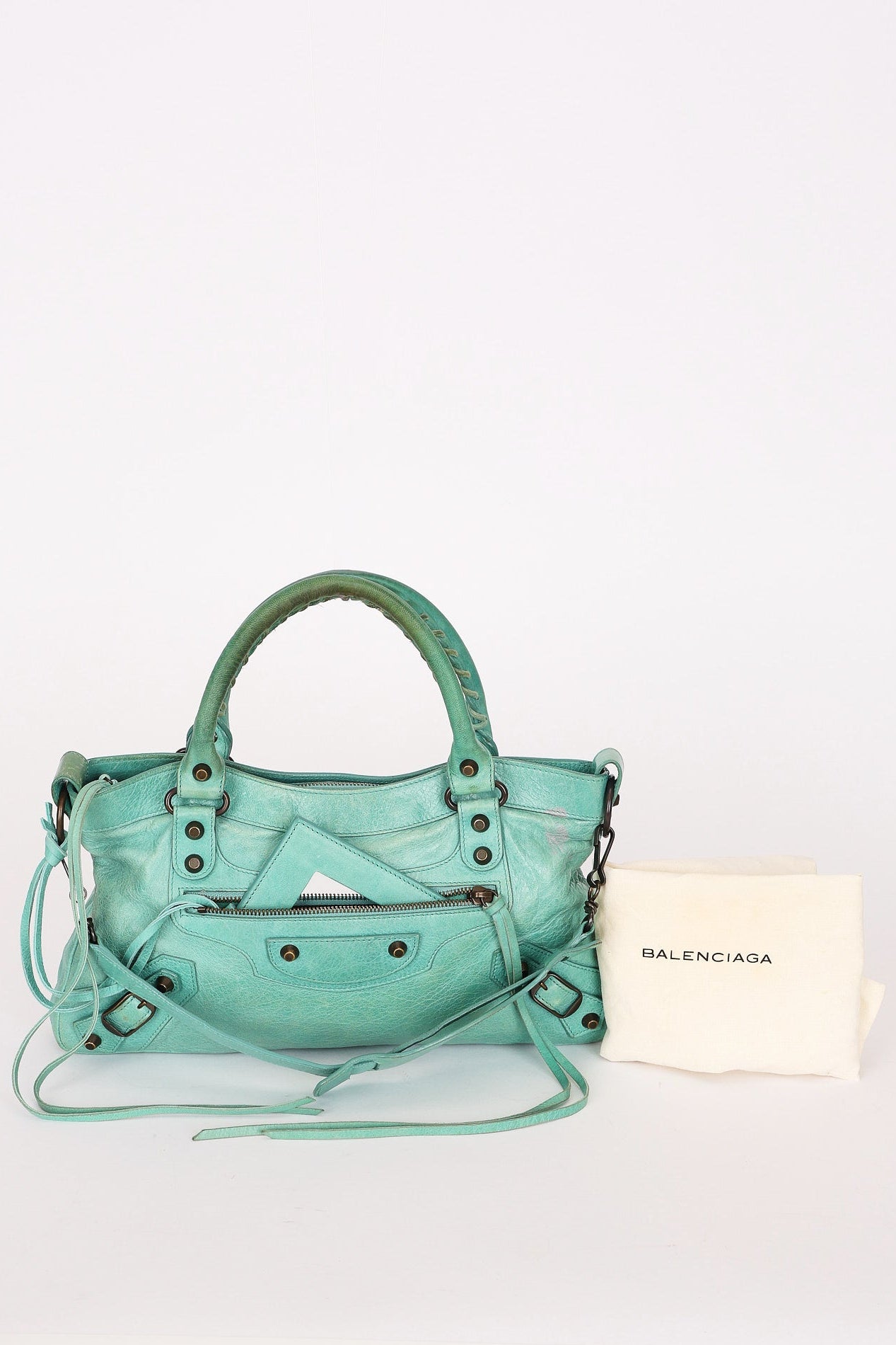 Balenciaga Medium City Bag Teal