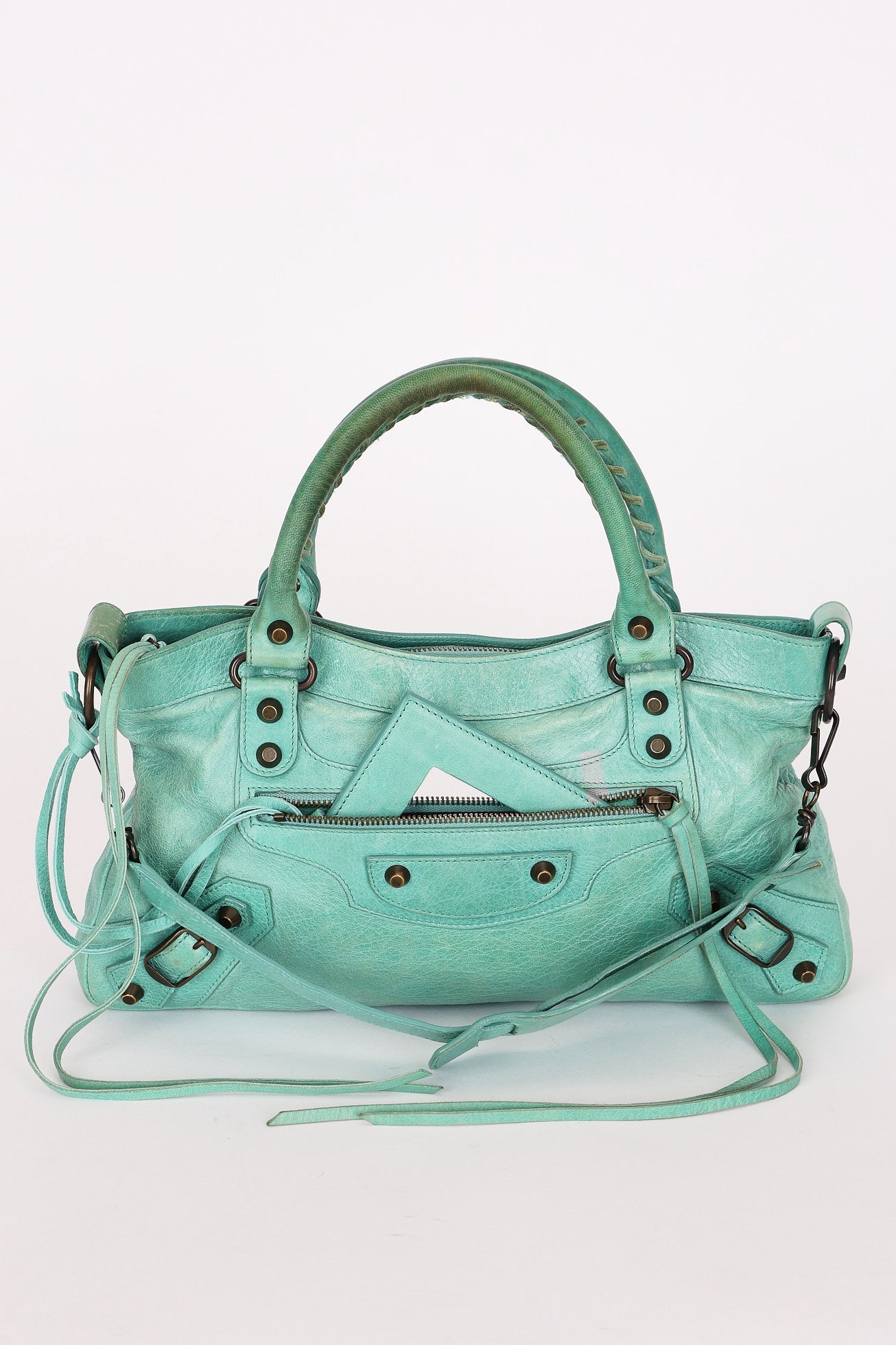 Balenciaga Medium City Bag Teal