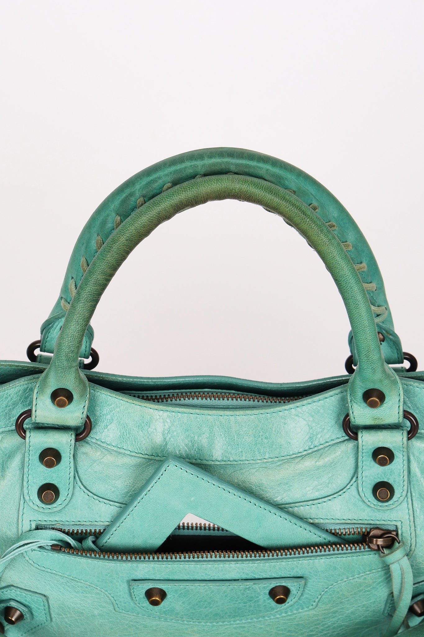 Balenciaga Medium City Bag Teal