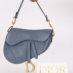 Dior Medium Saddle Bag Blue
