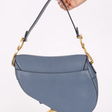 Dior Medium Saddle Bag Blue