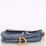 Dior Medium Saddle Bag Blue