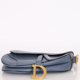 Dior Medium Saddle Bag Blue