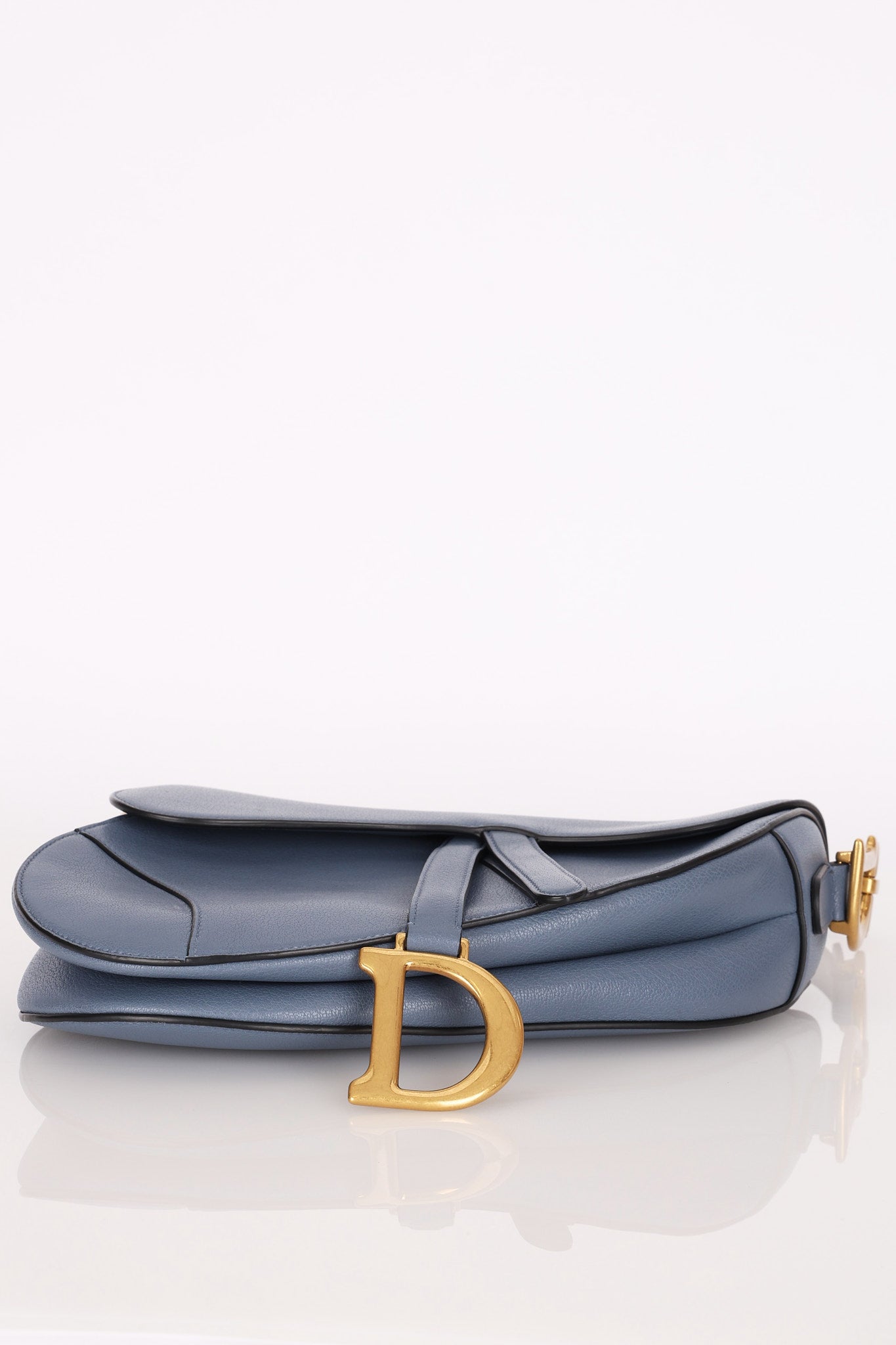 Dior Medium Saddle Bag Blue