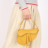 Dior Mini Saddle Mustard Yellow 2019
