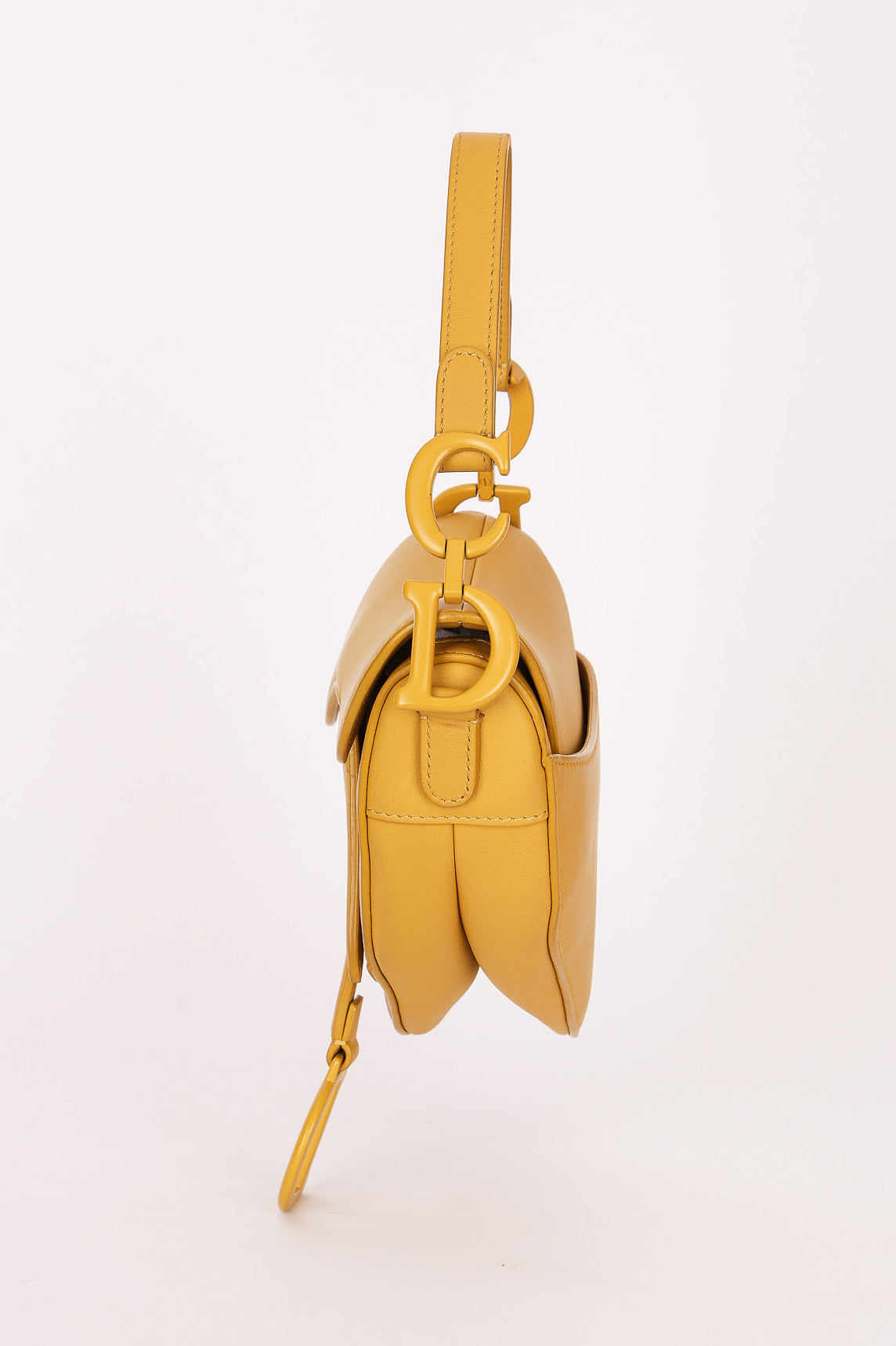 Dior Mini Saddle Mustard Yellow 2019