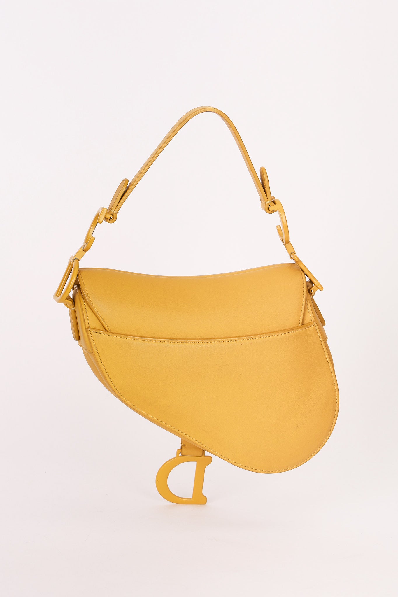 Dior Mini Saddle Mustard Yellow 2019