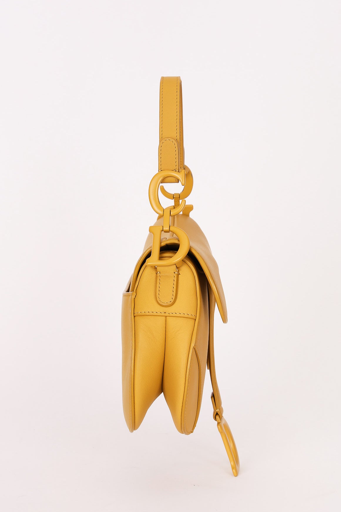 Dior Mini Saddle Mustard Yellow 2019