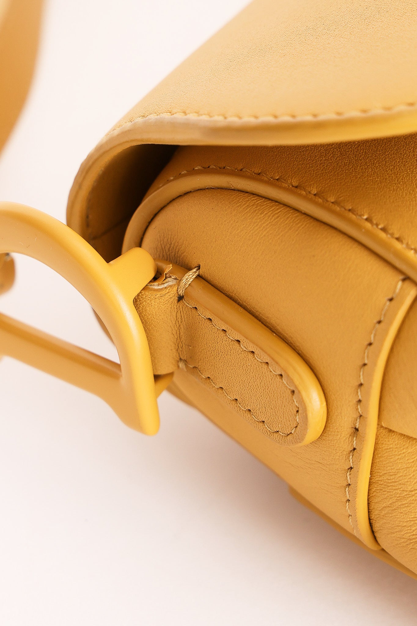 Dior Mini Saddle Mustard Yellow 2019