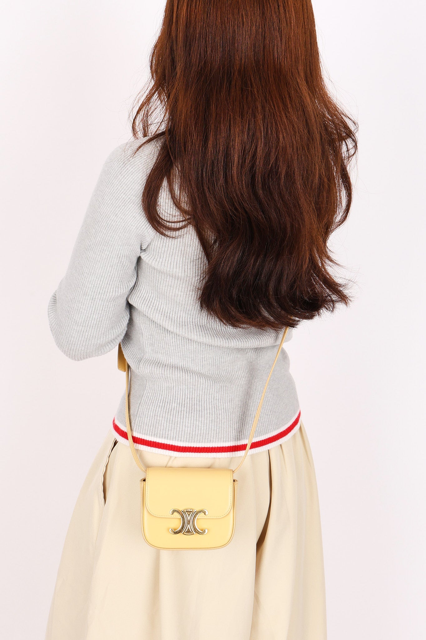 Celine Mini Claude Bag Butter Yellow