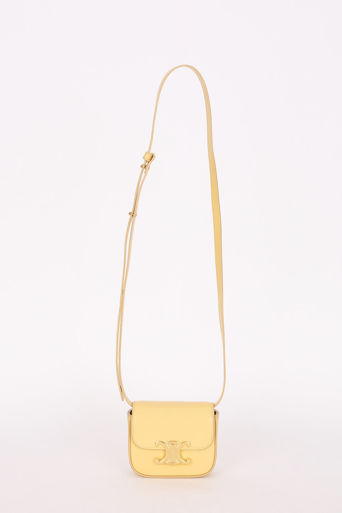 Celine Mini Claude Bag Butter Yellow