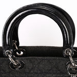 Christian Dior Large Denim Cannage Lady 1999