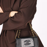Chanel Mini Timeless CC Flap Black Lambskin GHW
