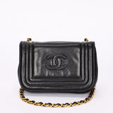 Chanel Mini Timeless CC Flap Black Lambskin GHW