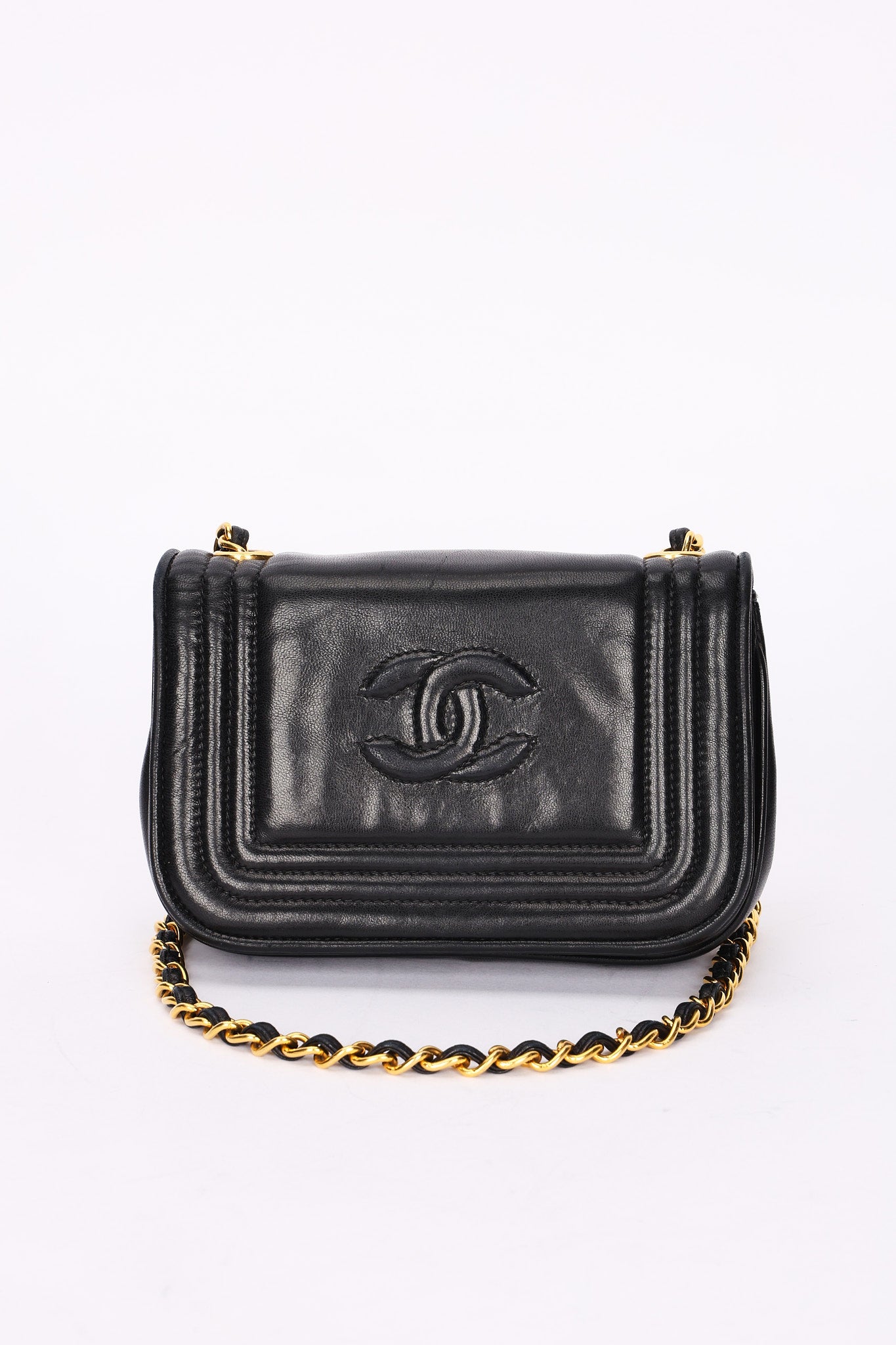 Chanel Mini Timeless CC Flap Black Lambskin GHW