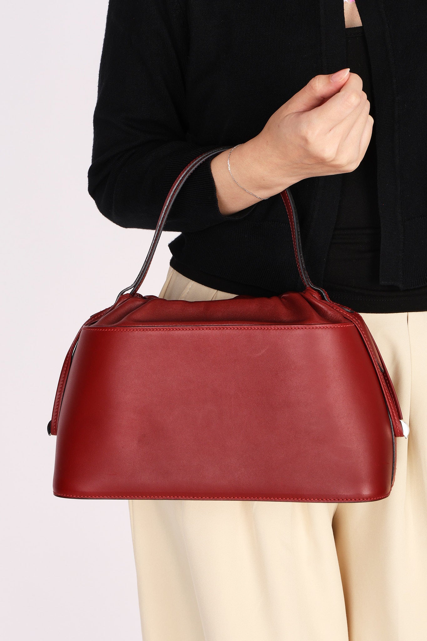 Ultra-Rare Hermès Sac De Paris Rouge H Chamonix PHW 2006