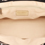 Chanel Chocolate Bar Tote Black Lambskin and Canvas SHW
