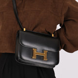Hermès Constance 23 Noir Box GHW