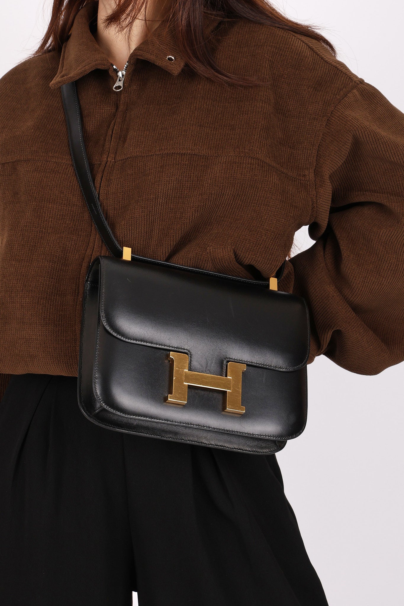 Hermès Constance 23 Noir Box GHW