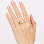 18K Diamond Gold Ring